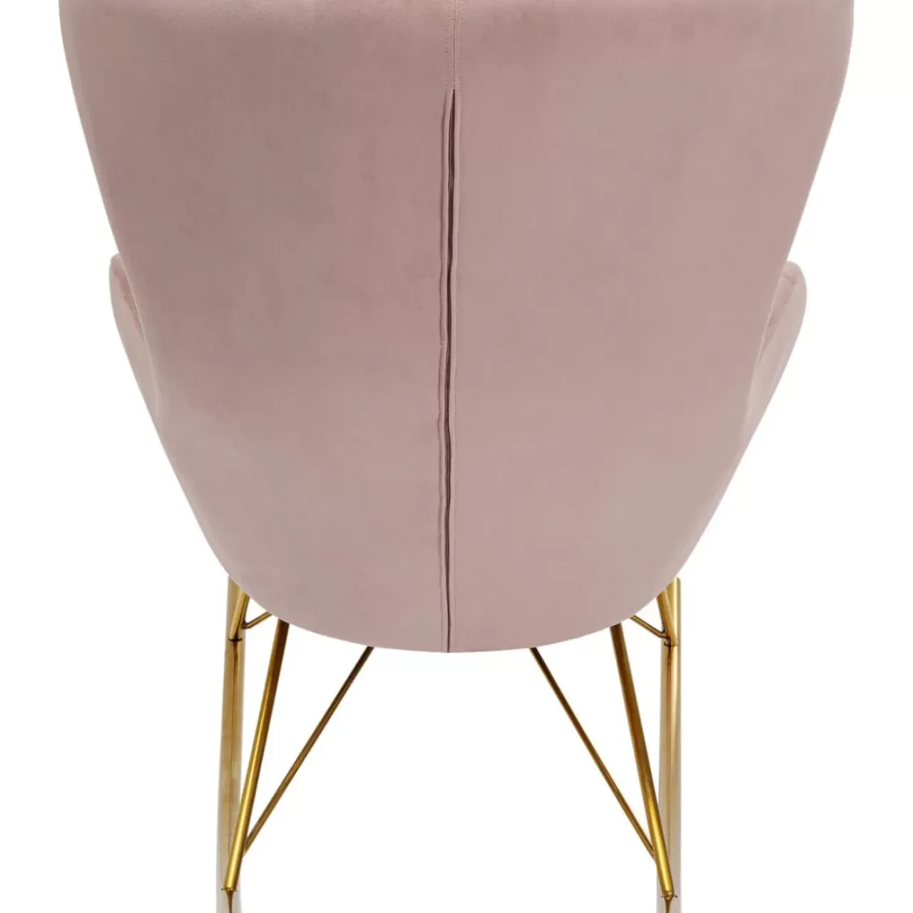 KARE Design Sessel-Schaukelsessel Oslo Rosa