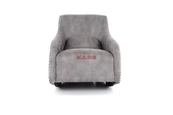 KARE Design Sessel-Schaukelsessel Swing Ritmo Vintage Grey
