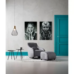 KARE Design Sessel-Schaukelsessel Swing Ritmo Vintage Grey