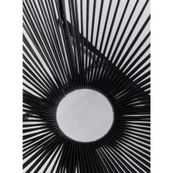 KARE Design Outdoormöbel-Schaukelstuhl Acapulco Schwarz