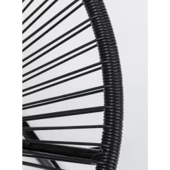 KARE Design Outdoormöbel-Schaukelstuhl Acapulco Schwarz