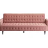 KARE Design Sofas & Couches-Schlafsofa Milchbar Rose 219Cm
