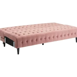 KARE Design Sofas & Couches-Schlafsofa Milchbar Rose 219Cm