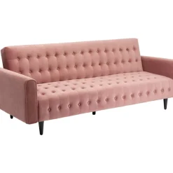 KARE Design Sofas & Couches-Schlafsofa Milchbar Rose 219Cm