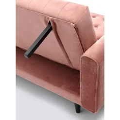 KARE Design Sofas & Couches-Schlafsofa Milchbar Rose 219Cm