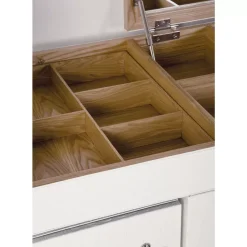 KARE Design Tische-Schminkkombination Diva Croco White