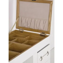 KARE Design Tische-Schminkkombination Diva Croco White