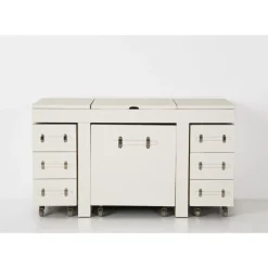 KARE Design Tische-Schminkkombination Diva Croco White