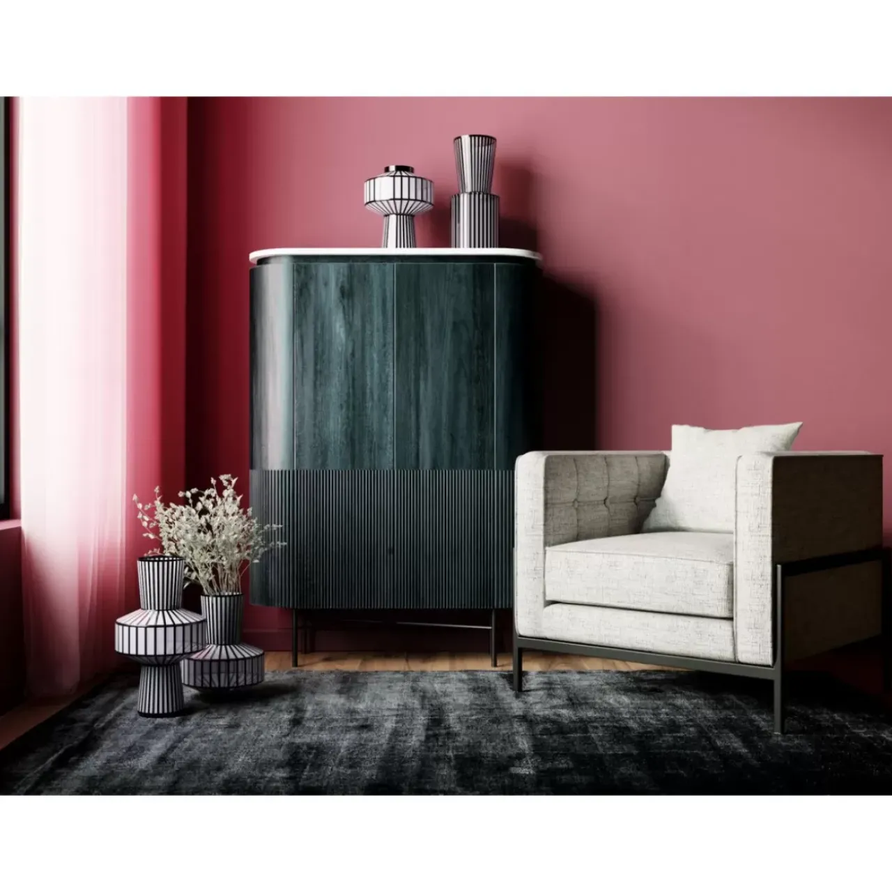 KARE Design Regale-Schrank Glenn