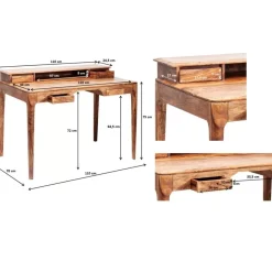 KARE Design Tische-Schreibtisch Brooklyn Nature 110X70Cm