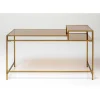 KARE Design Tische-Schreibtisch Loft Gold 134X60Cm