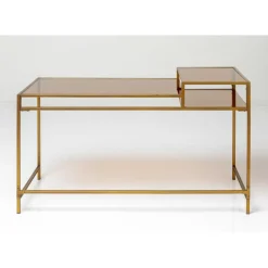 KARE Design Tische-Schreibtisch Loft Gold 134X60Cm