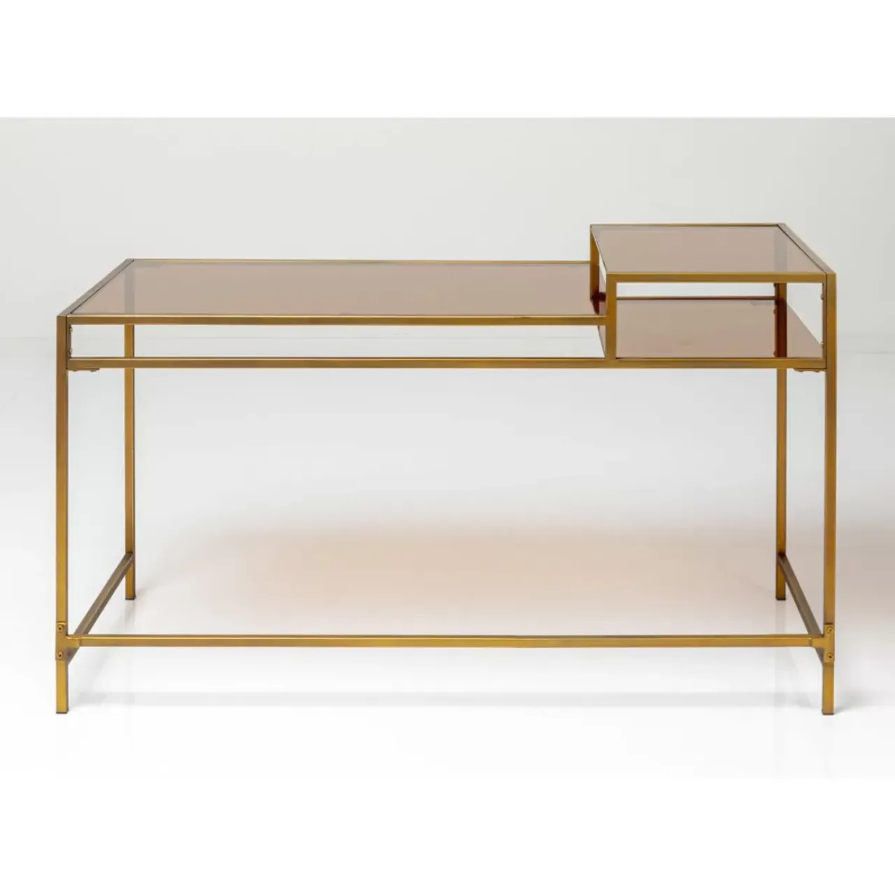 KARE Design Tische-Schreibtisch Loft Gold 134X60Cm