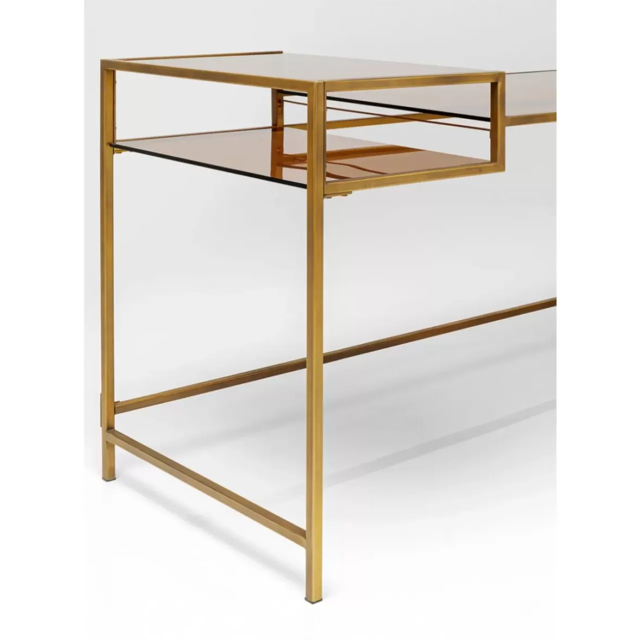 KARE Design Tische-Schreibtisch Loft Gold 134X60Cm
