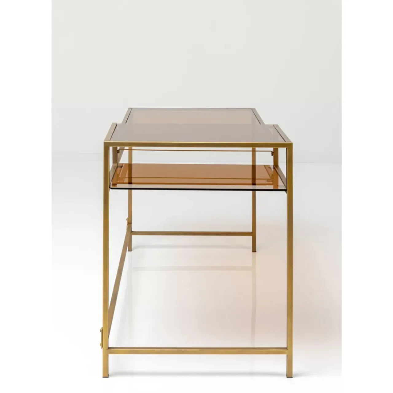 KARE Design Tische-Schreibtisch Loft Gold 134X60Cm