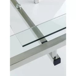 KARE Design Tische-Schreibtisch Lorenco Chrom Winkelcombi 210X180Cm