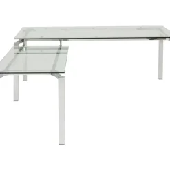 KARE Design Tische-Schreibtisch Lorenco Chrom Winkelcombi 210X180Cm