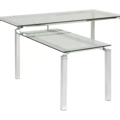 KARE Design Tische-Schreibtisch Lorenco Chrom Winkelcombi 210X180Cm