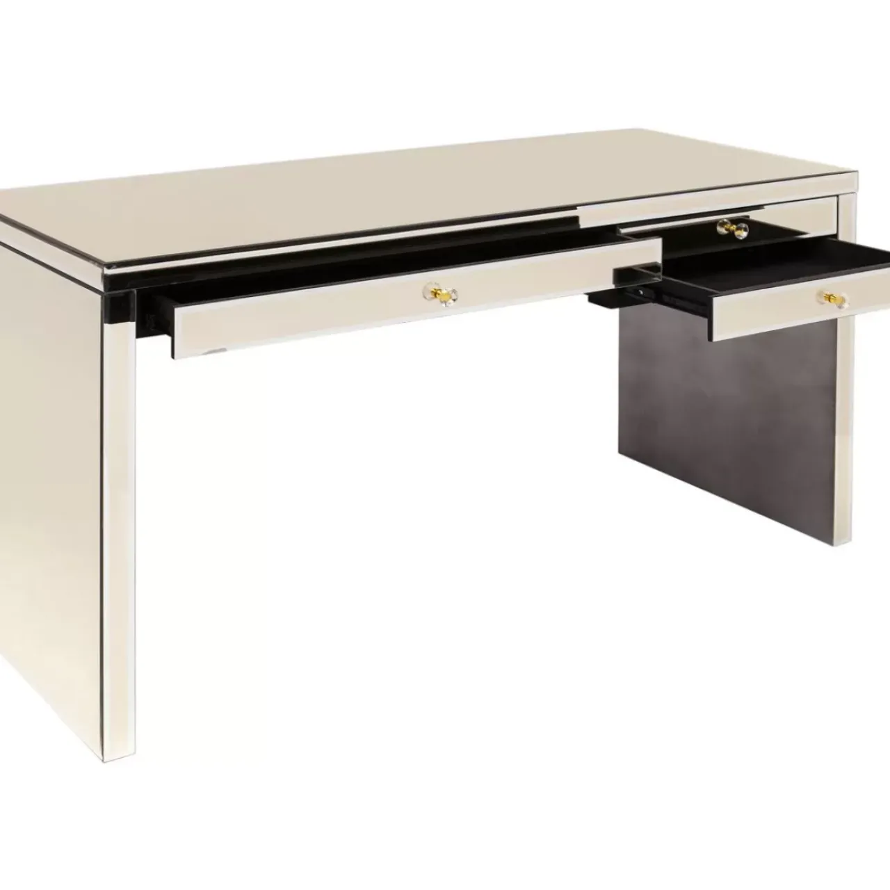 KARE Design Tische-Schreibtisch Luxury Champagne 140X60Cm