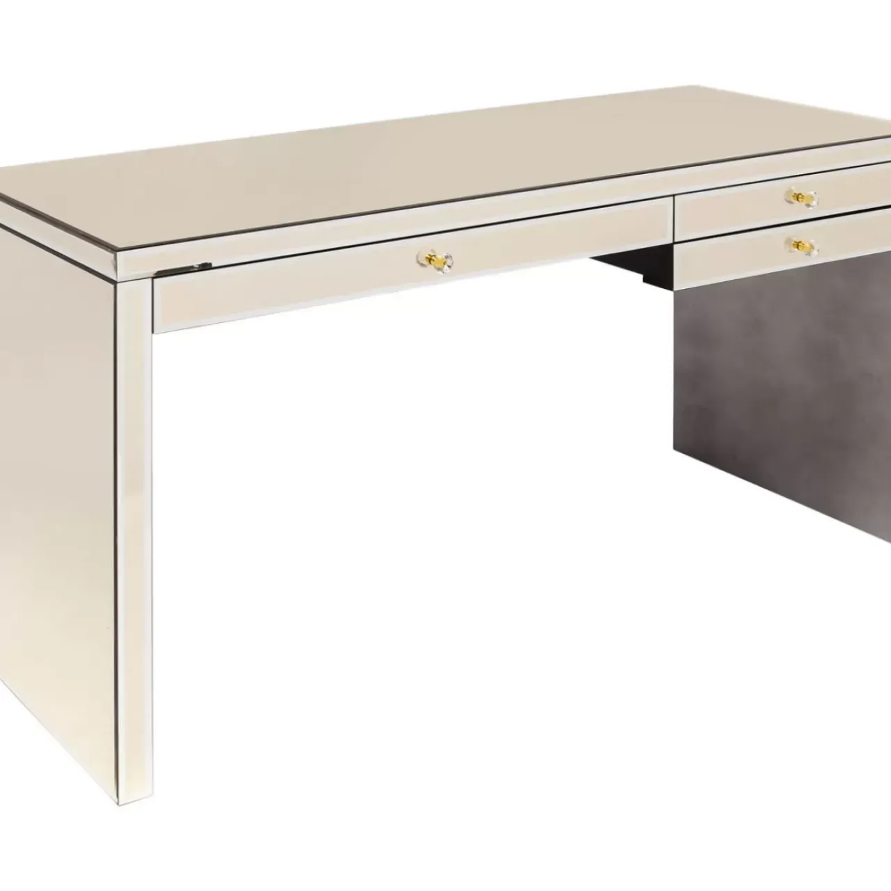 KARE Design Tische-Schreibtisch Luxury Champagne 140X60Cm