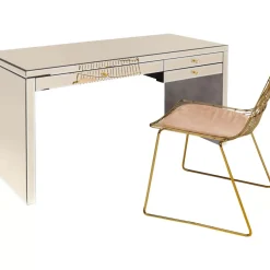 KARE Design Tische-Schreibtisch Luxury Champagne 140X60Cm