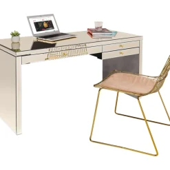 KARE Design Tische-Schreibtisch Luxury Champagne 140X60Cm