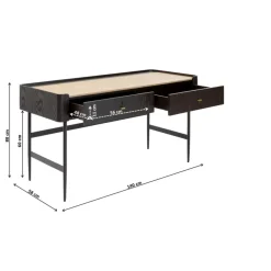KARE Design Tische-Schreibtisch Milano 140