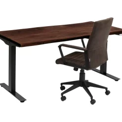 KARE Design Tische-Schreibtisch Office Harmony Dunkel 160X80