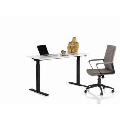 KARE Design Tische-Schreibtisch Office Smart Schwarz Weis 160X80