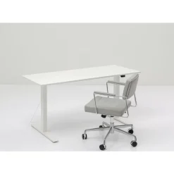 KARE Design Tische-Schreibtisch Office Smart Weiss Weiss 140X60