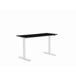 KARE Design Tische-Schreibtisch Office Smart Weis Schwarz 140X60