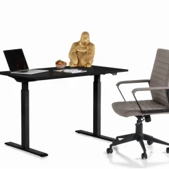 KARE Design Tische-Schreibtisch Office Smart Schwarz Schwarz 120X70
