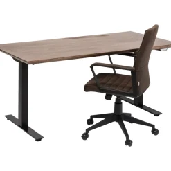 KARE Design Tische-Schreibtisch Office Symphony Dunkel Schwarz 160X80