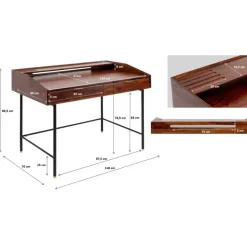 KARE Design Tische-Schreibtisch Ravello 118X70