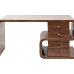 KARE Design Tische-Schreibtisch Soft Snake Walnut 150X70Cm