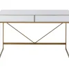 KARE Design Tische-Schreibtisch Soran Gold 120X50Cm