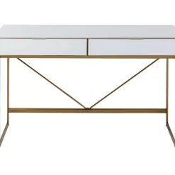 KARE Design Tische-Schreibtisch Soran Gold 120X50Cm