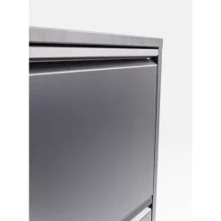 KARE Design Kleinmöbel & Sonstiges-Schuhkipper Caruso 3-Er Anthrazit