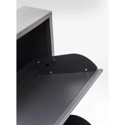 KARE Design Kleinmöbel & Sonstiges-Schuhkipper Caruso 3-Er Anthrazit