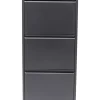 KARE Design Kleinmöbel & Sonstiges-Schuhkipper Caruso 3-Er Anthrazit (Mo)