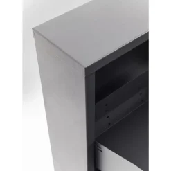 KARE Design Kleinmöbel & Sonstiges-Schuhkipper Caruso 3-Er Anthrazit (Mo)