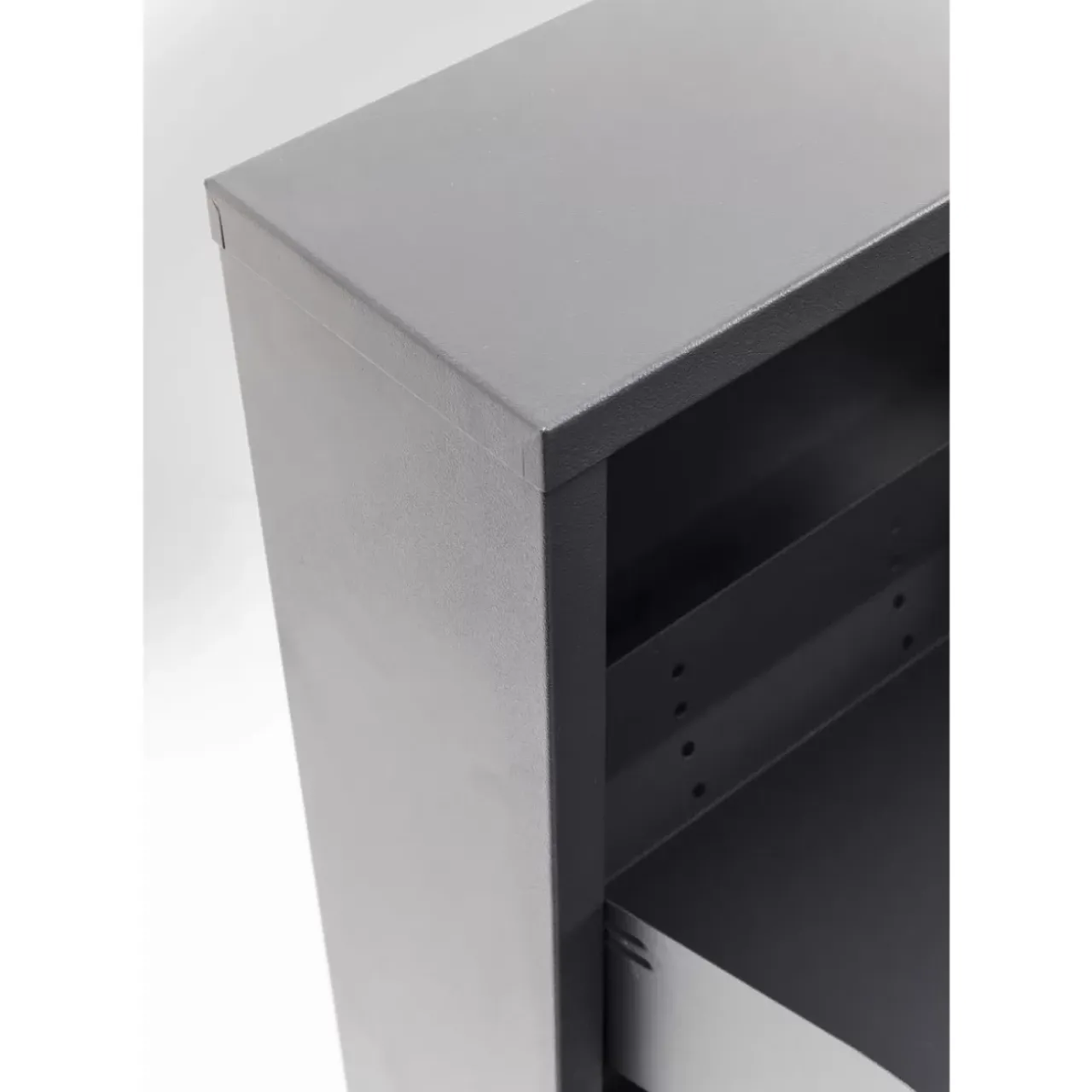 KARE Design Kleinmöbel & Sonstiges-Schuhkipper Caruso 3-Er Anthrazit (Mo)