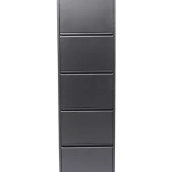 KARE Design Kleinmöbel & Sonstiges-Schuhkipper Caruso 5-Er Anthrazit (Mo)