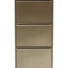 KARE Design Kleinmöbel & Sonstiges-Schuhkipper Caruso 3-Er Bronze (Mo)