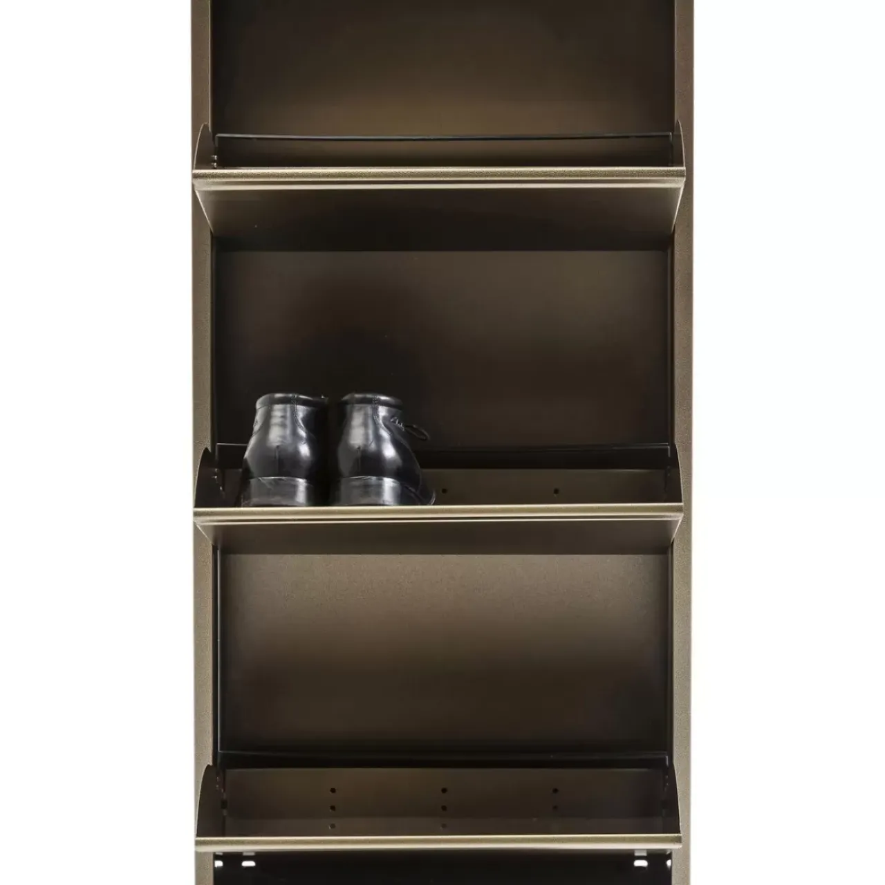 KARE Design Kleinmöbel & Sonstiges-Schuhkipper Caruso 3-Er Bronze (Mo)