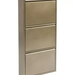 KARE Design Kleinmöbel & Sonstiges-Schuhkipper Caruso 3-Er Bronze (Mo)