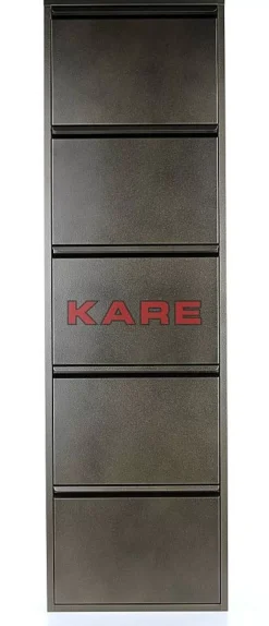 KARE Design Kleinmöbel & Sonstiges-Schuhkipper Caruso 5-Er Bronze