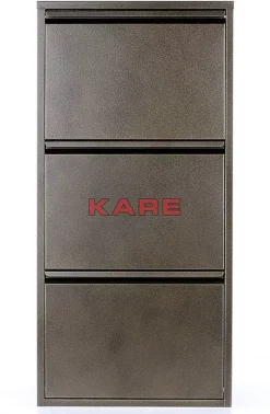 KARE Design Kleinmöbel & Sonstiges-Schuhkipper Caruso 3-Er Bronze