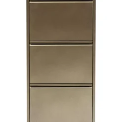 KARE Design Kleinmöbel & Sonstiges-Schuhkipper Caruso 3-Er Bronze