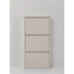 KARE Design Kleinmöbel & Sonstiges-Schuhkipper Caruso 3-Er Creme